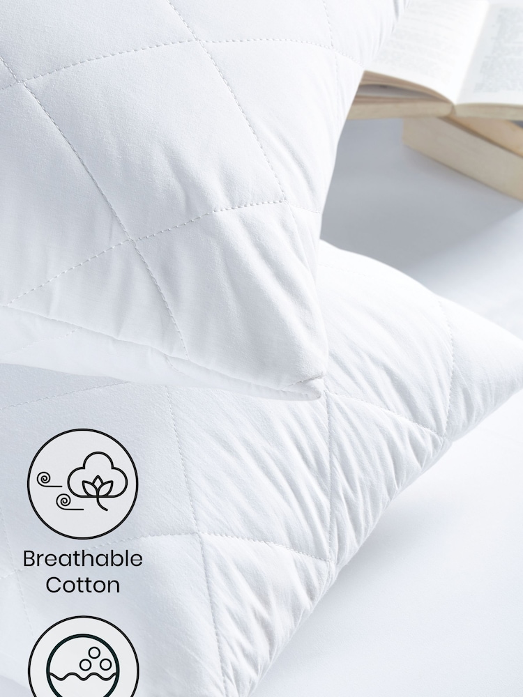 Fresh 100% Cotton Pillow Protector - Imagen 2 de 2