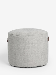Dove Grey Pouffe With Handles - Image 2 of 5