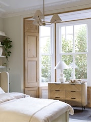 Natural Herringbone Cosy Throw - Image 5 of 5