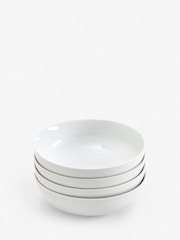 White Nova Dinnerware Set of 4 Bowls - Image 3 of 3