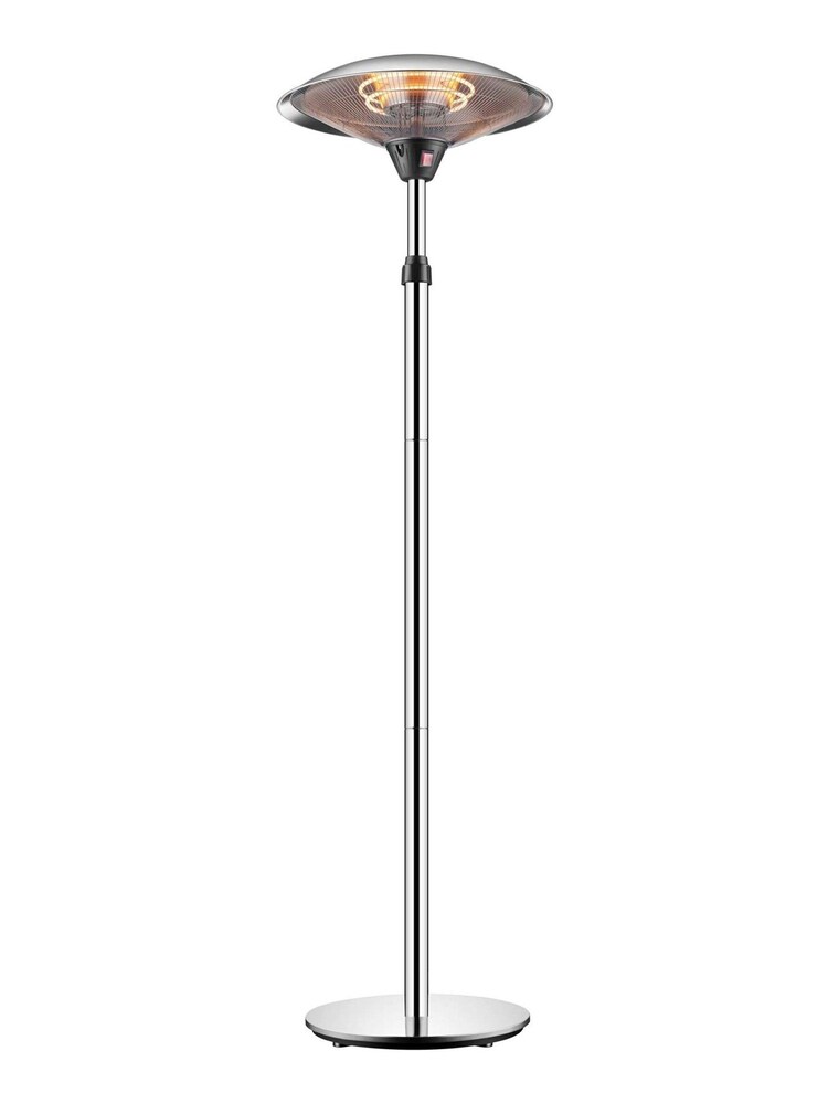 Tepro Silver Garden Millbury 2kW Adjustable Output Electric Patio Heater - Image 1 of 3