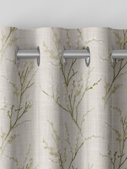 Laura Ashley Green Pussy Willow Embroidered Made To Measure Curtains - Image 7 of 8