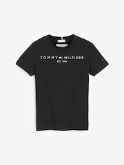 Tommy Hilfiger Black Essential T-Shirt - Image 3 of 3