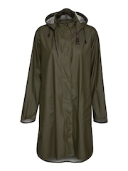 Ilse Jacobsen Loose Fit Waterproof A Shape Raincoat - Image 6 of 7