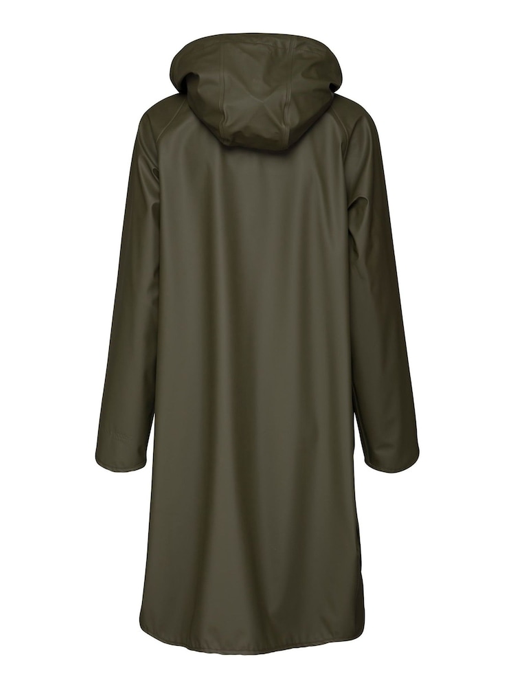 Ilse Jacobsen Loose Fit Waterproof A Shape Raincoat - Image 7 of 7