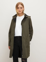 Ilse Jacobsen Waterproof A Line Softshell Raincoat - Image 2 of 9