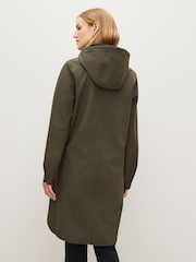 Ilse Jacobsen Waterproof A Line Softshell Raincoat - Image 3 of 9