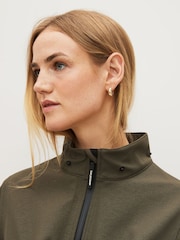 Ilse Jacobsen Waterproof A Line Softshell Raincoat - Image 4 of 9
