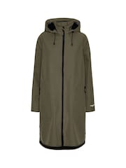 Ilse Jacobsen Waterproof A Line Softshell Raincoat - Image 9 of 9