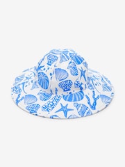 Cream/Blue Swim Hat (3mths-10yrs) - Image 2 of 3