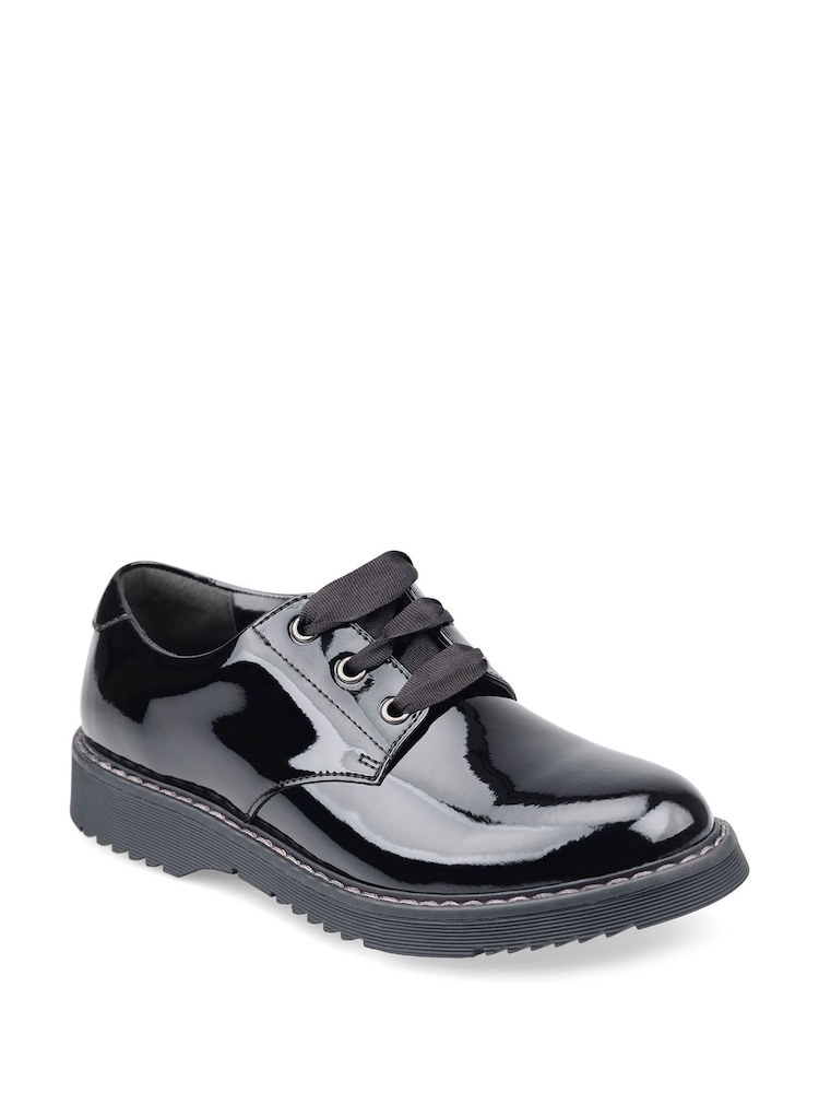 Start-Rite Impact Lace Up Black Leather School Shoes - Image 1 of 3