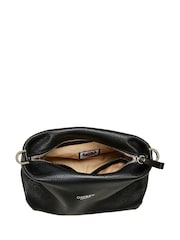 OSPREY LONDON The Carina Shrug Italian Leather Midnight Pearl Midnight Handbag - Image 7 of 9