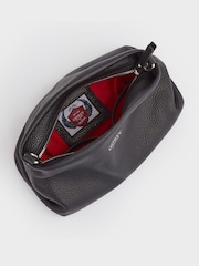 OSPREY LONDON The Carina Shrug Italian Leather Midnight Pearl Midnight Handbag - Image 3 of 6