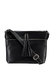 OSPREY LONDON Grainy Hide Leather Savanna Cross-Body Bag - Image 1 of 4