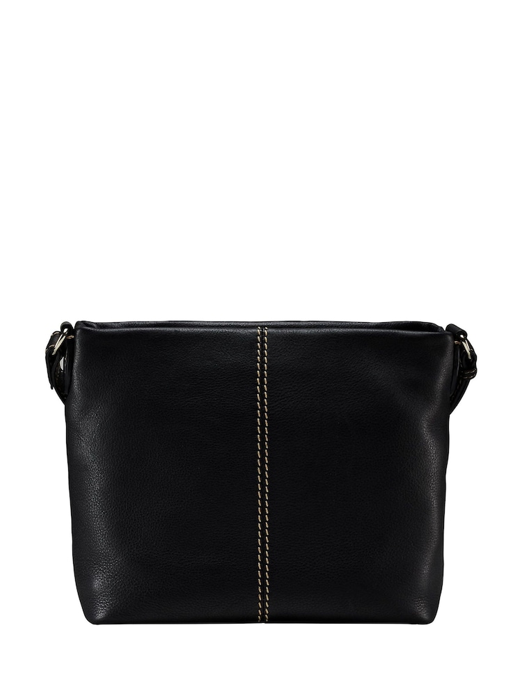 OSPREY LONDON Grainy Hide Leather Savanna Cross-Body Bag - Image 2 of 4