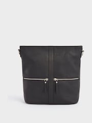 OSPREY LONDON Grainy Hide Leather Levisham Cross-Body Bag - Image 2 of 6