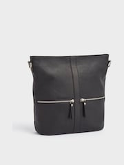 OSPREY LONDON Grainy Hide Leather Levisham Cross-Body Bag - Image 4 of 6