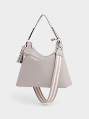 OSPREY LONDON Grainy Hide Leather Stella Hobo Bag - Image 1 of 5