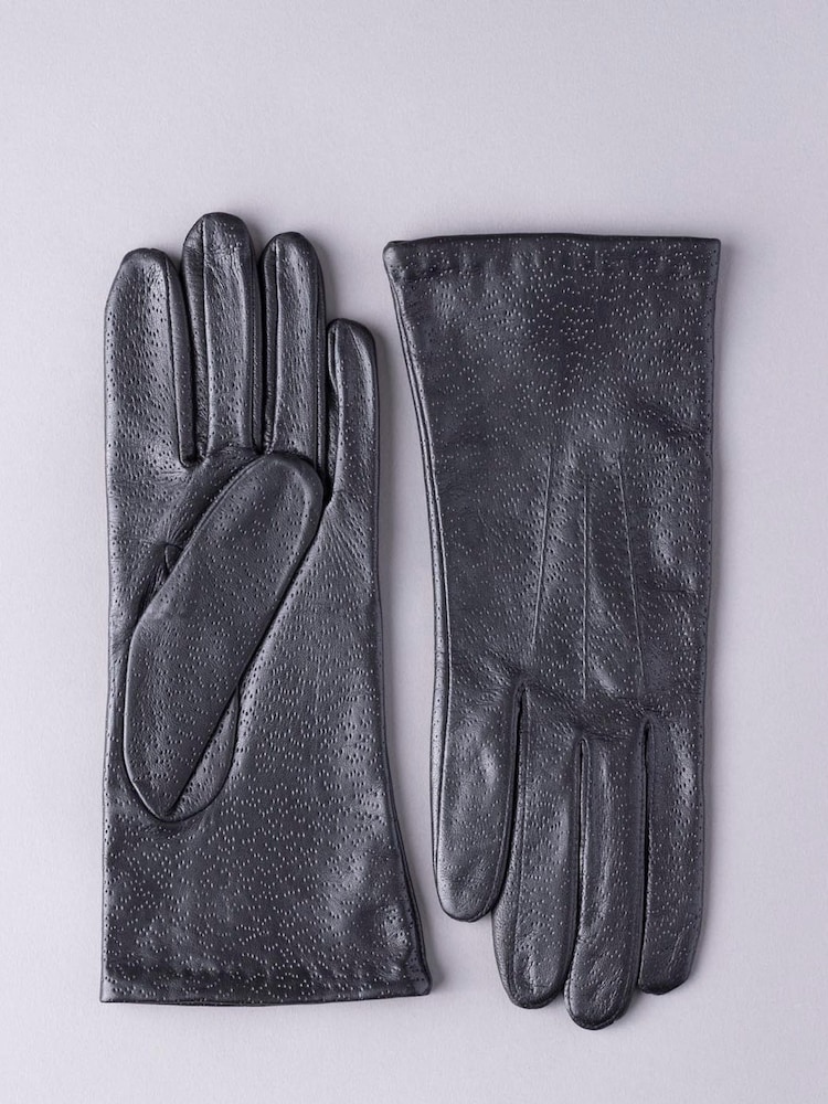 Lakeland Leather Black Mia V Classic Leather Gloves - Image 1 of 3