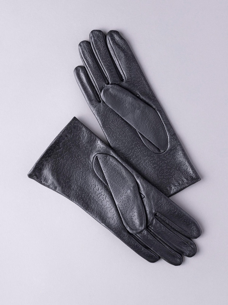 Lakeland Leather Black Mia V Classic Leather Gloves - Image 2 of 3