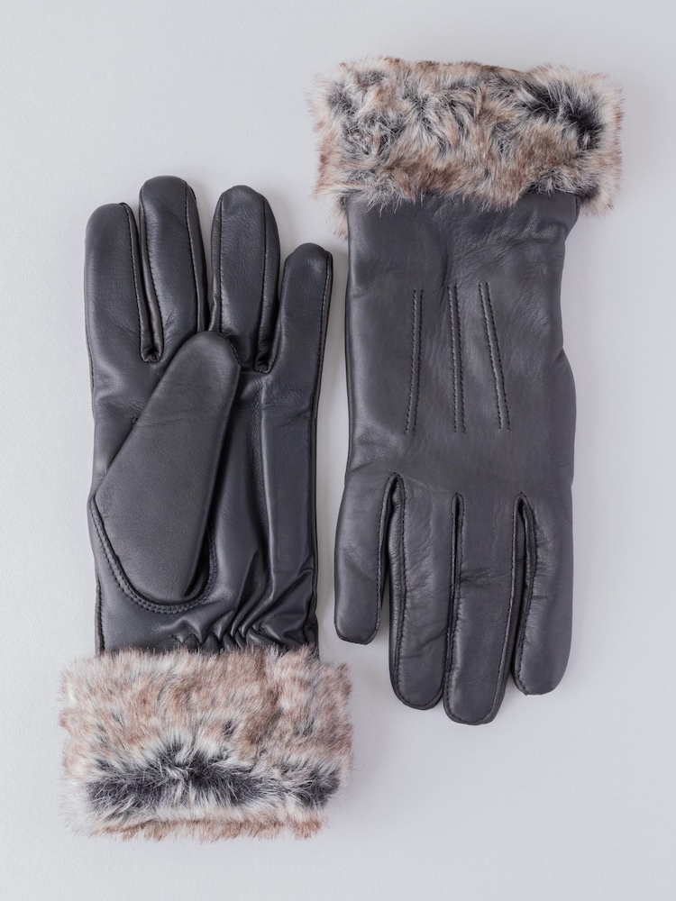 Lakeland Leather Black Holly Leather Gloves - Image 1 of 3