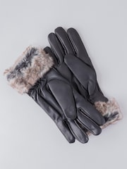 Lakeland Leather Black Holly Leather Gloves - Image 2 of 3