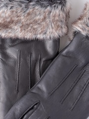 Lakeland Leather Black Holly Leather Gloves - Image 3 of 3
