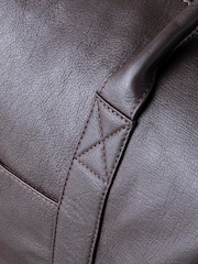 Lakeland Leather Brown Scarsdale Leather Holdall - Image 7 of 8