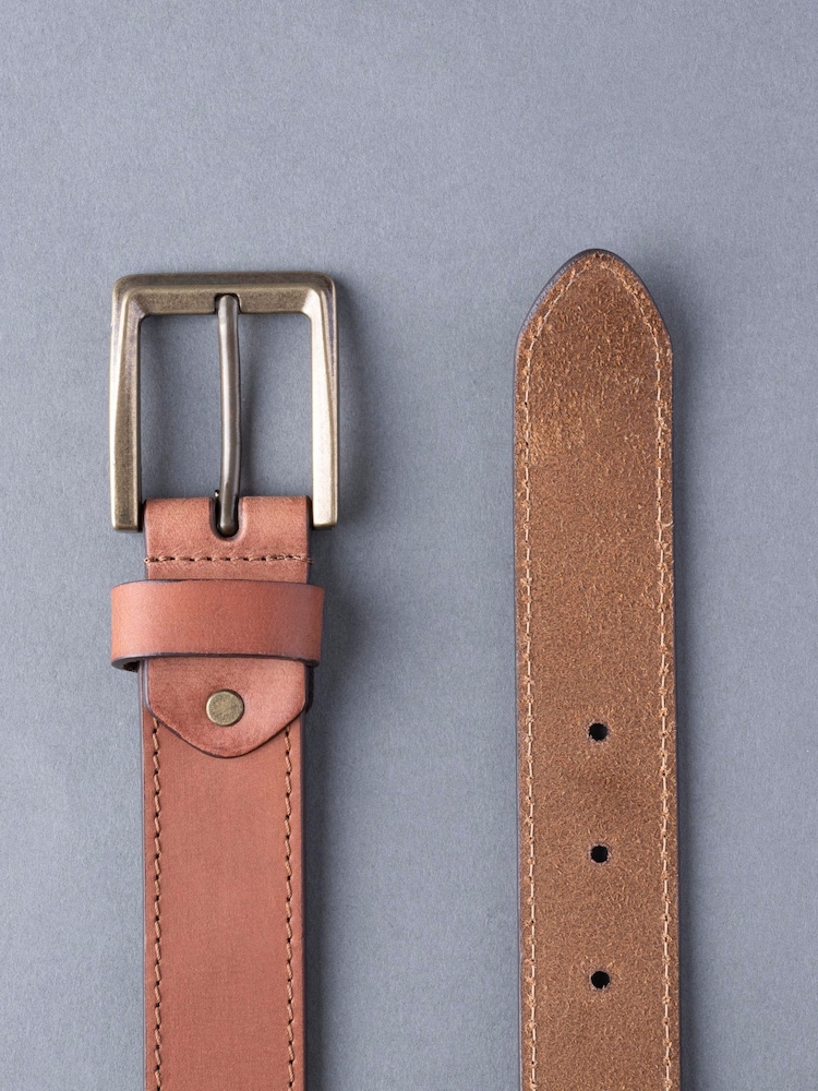 Lakeland Leather Tan Brown Eskdale Leather Belt - Image 3 of 3