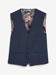 Blue Wool Blend Waistcoat - Image 2 of 4
