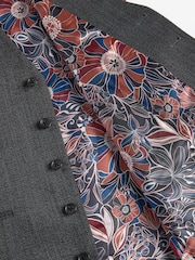 Grey Wool Blend Waistcoat - Image 3 of 4