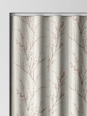 Laura Ashley Blush Pink Pussy Willow Embroidered Made To Measure Curtains - Image 8 of 9