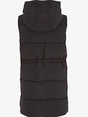 Mint Velvet Black Padded Longline Gilet - Image 6 of 6