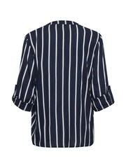 Kaffe Blue Stridy Long Sleeve Blouse - Image 6 of 6