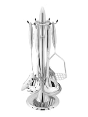 Stellar 6 Piece Silver Premium Kitchen Carousel Tool Set - Image 3 of 4