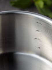 Stellar 3 Piece Silver Eclipse Saucepan Set - Image 2 of 4