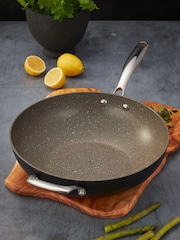 Stellar Grey Rocktanium Non Stick Wok 30cm - Image 1 of 4