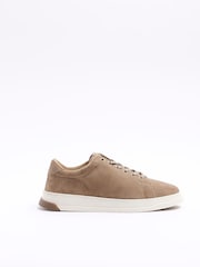 River Island Brown Suede Heel Clip Trainers - Image 2 of 6