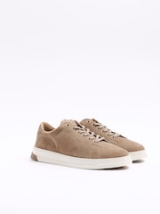 River Island Brown Suede Heel Clip Trainers - Image 3 of 6