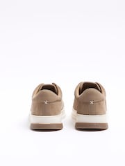 River Island Brown Suede Heel Clip Trainers - Image 4 of 6
