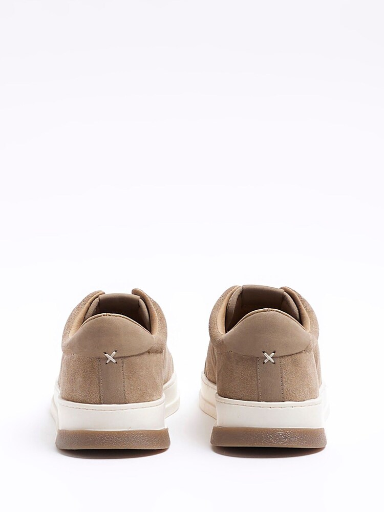 River Island Brown Suede Heel Clip Trainers - Image 5 of 5 River Island Brown Suede Heel Clip Trainers - Image 5 of 5