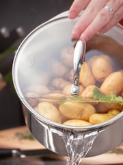 Stellar Silver 7000 5 Piece Draining Saucepan Set - Image 2 of 3
