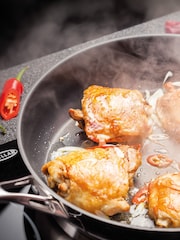 Stellar Silver Induction Non Stick Saute Pan 24cm - Image 2 of 2