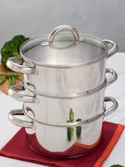 Judge Silver Steamers 3 Tier Steamer Set 20cm - Image 1 of 4