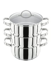 Judge Silver Steamers 3 Tier Steamer Set 20cm - Image 3 of 4