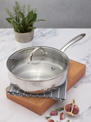 Judge Silver Classic Saute Pan 24cm - Image 1 of 1