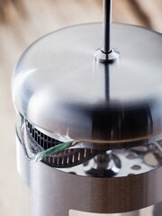 Judge Silver 8 Cup Glass Cafetiere 1L - Image 4 of 4