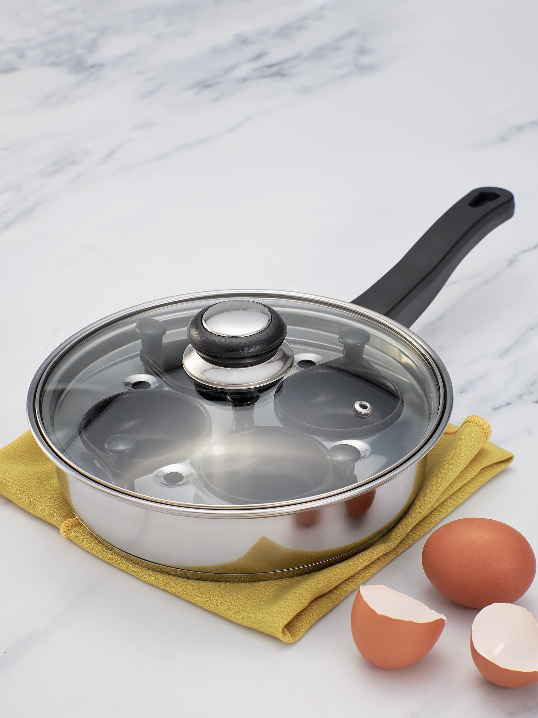 Judge Silver Essentials 4 Cup Egg Holder Egg Poacher