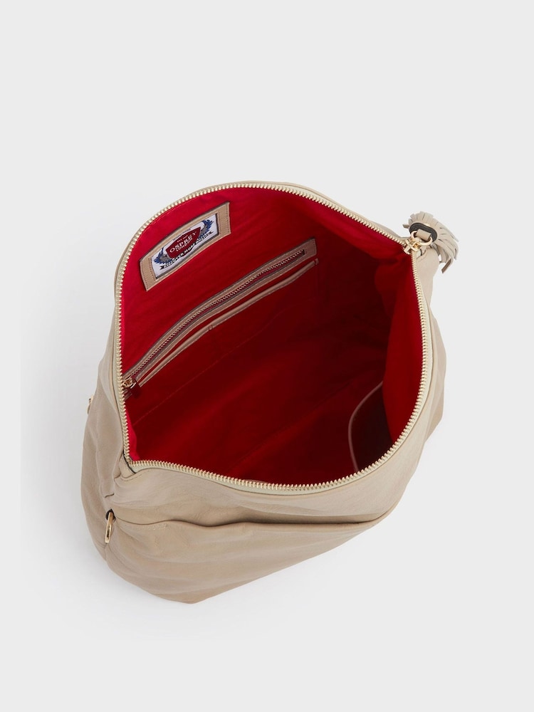 OSPREY LONDON Large Milano Italian Leather Convertible Cross-Body Bag - Image 5 of 7
