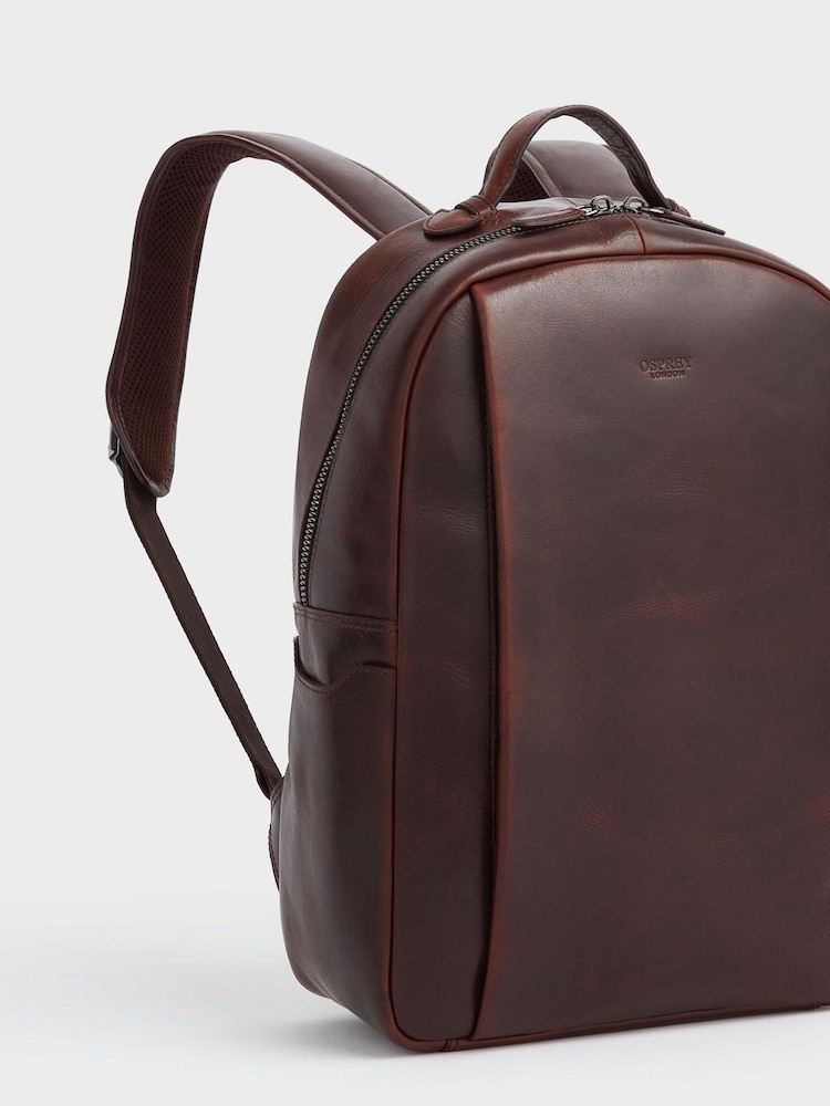 OSPREY LONDON Carter Saddle Leather Backpack - Image 2 of 5 OSPREY LONDON Carter Saddle Leather Backpack - Image 2 of 5